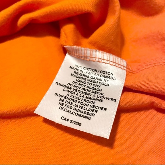 Ovo Orange Tshirt Men’s Size Small Owl Shirt - Picture 9 of 16